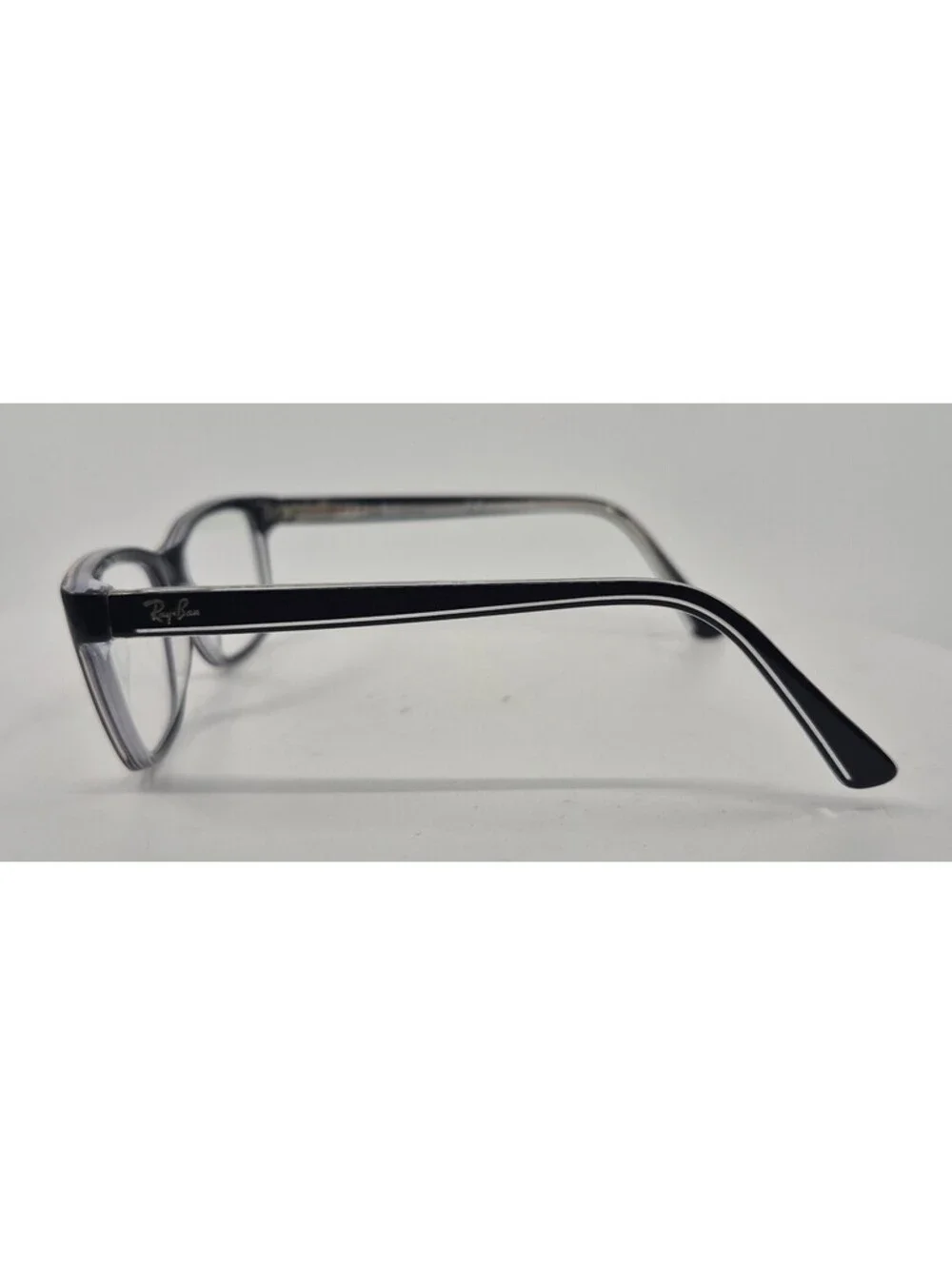 Ray-Ban Kids Eyeglasses RB1536 3529 Glossy Black Clear 48-16-130 JR Youth